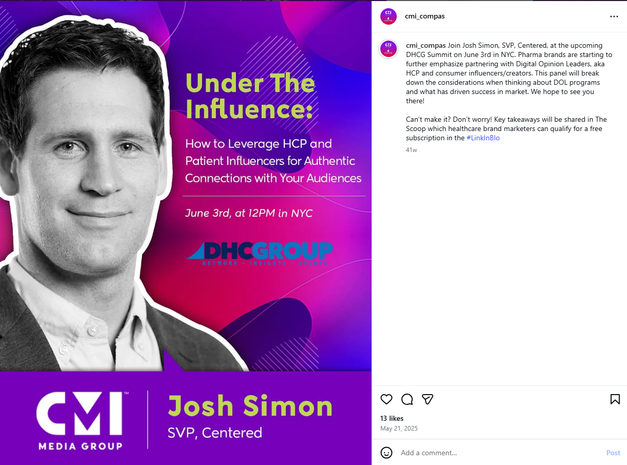 Josh Simon — DHC Group Summit speaker promo