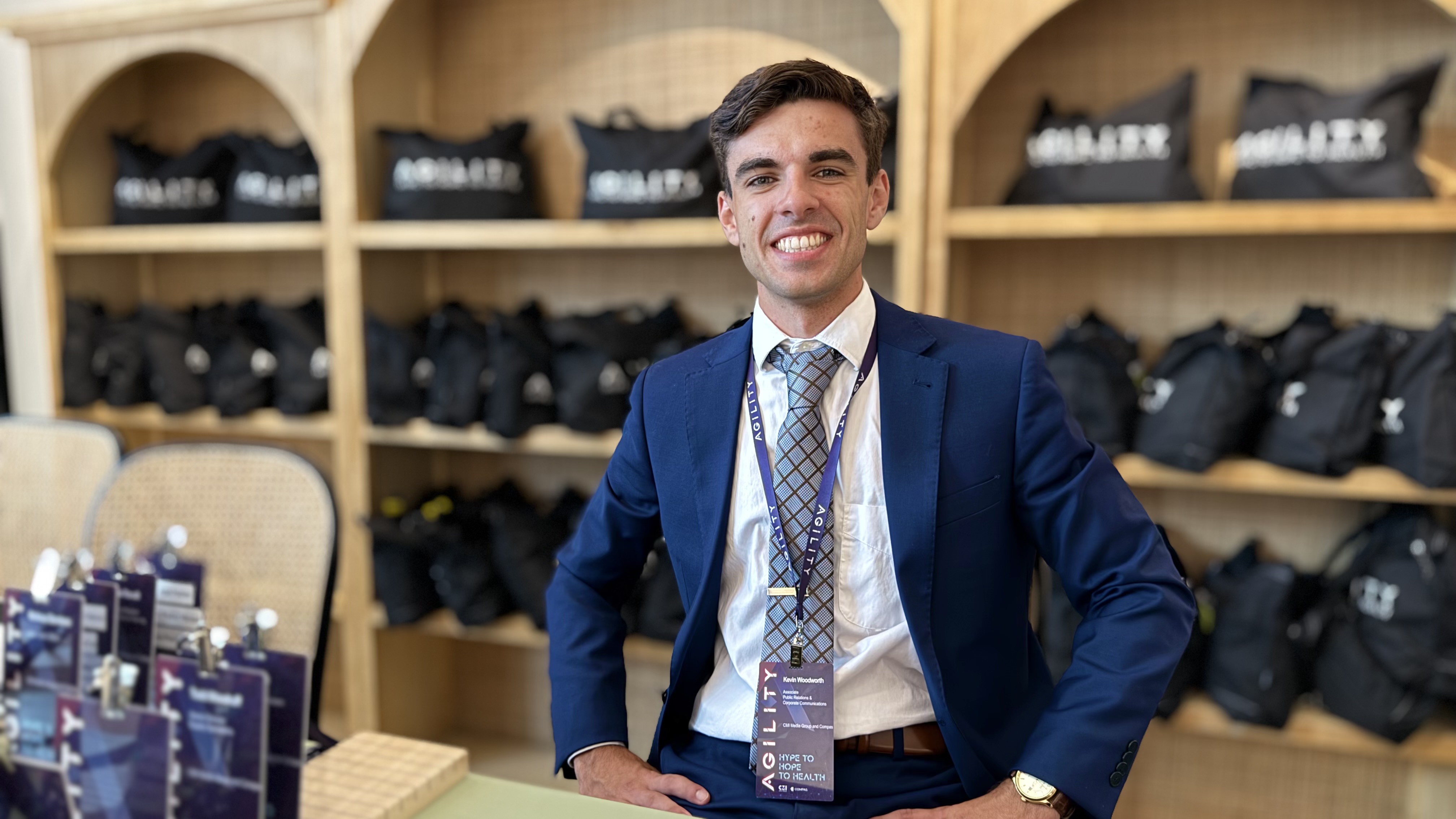 Kevin at Agility event